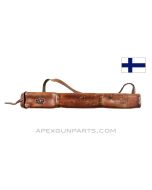 Finnish Lahti-Saloranta M/26 MG Barrel Carrier, Brown Leather, Finnish *Good* 