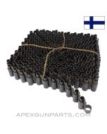 Finnish Maxim M1910 Ammo Belt, 200rd, Steel, 7.62x54r *Good*