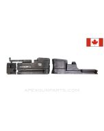 BREN MK1m Torch Cut Receiver Sections, w/ Rear Sight, No Front Piece, 3 Sections *Good* 