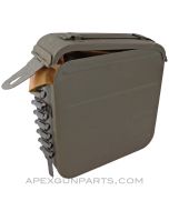 SG-43 / SGMT / PKM / Maxim 250rd Belt, in Ammunition Can, 7.62x54r *NOS* 