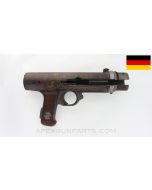 MG-15 Grip Frame & Trigger Guard Assembly, Complete w/ Cracked Bakelite Housing, Wood Grip 7.92x57 *Good*