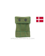 Madsen M-50 Mag Pouch w/ Black Buttons, Canvas *Very Good* 
