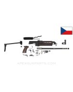Czech VZ-58 Side Folder Parts Kit, 15.5" Barrel, Mixed Finish, Composite Furniture, 7.62x39, *Good*