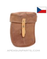 VZ-58 Four Magazine Divided Pouch, Leather *Very Good* 