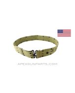 USGI M1936 Pistol Belt, OD Green Canvas, WWII Issue, *Very Good* 