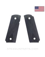 Colt 1911 Officer Model Grips, Black Polymer, *New Manufactured*