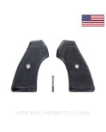 Webley MKVI Service Revolver Grips, w/ Screw, .455, *New Manufactured*