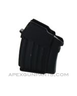 Romanian AK 5rd Single Stack Magazine, Blued Steel, 7.62X39, *Excellent* 