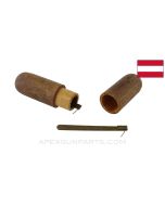 Schwarzlose M1907 / 12 Oil Reservoir Port Cleaning Tool Set w / Wood Container *Good* 