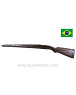 Brazilian Mosquefal M968 Mauser Stock, Stripped w/ Rubber Buttpad, Large Ring *Good*