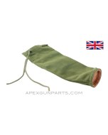 Lee-Enfield Rifle Muzzle Cover, OD Green Canvas *Very Good* 