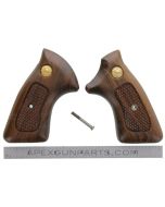 Taurus Revolver Wood Grips, Medium Frame, Checkered, *NOS* 