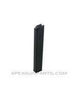 Beretta SMG Magazine, 32rd Steel, 9X19 NATO, Refinished / Light Gray, *Very Good*