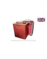 Vickers MG Steam Can, Painted Steel, *Good*