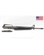 Colt 604 M16 Upper Assembly, 20" Barrel, 3-Prong Flash Hider, Bolt Assembly, Charging Handle, 1966-1969, Grey Finish. 5.56 NATO *Good* 