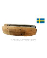Swedish M1937 BAR Handguard, Checkered Wood, *Very Good*