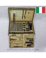 Breda M37 Armorers Chest, w/ Tray Inserts and Various Parts, Portuguese Contract *Good* 