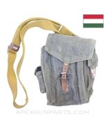 Hungarian AK Five Magazine Divided Pouch, Grey Canvas
