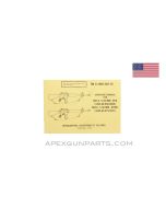 M16 / M16A1 Operators Manual, Department of the Army, TM 9-1005-249-10, Paperback, *Very Good*