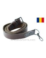 Romanian AK47 Leather Sling, *G to VG*