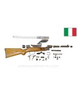 Beretta M38/49 (Model 5) SMG Parts Kit, w/ Demilled Receiver Pieces and Cut Barrel, 9mm, *Good* 