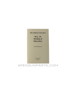 MG-34 Method of Operation Manual, Translated From Original, Paperback, *NEW*