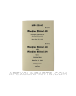 MP 38/40 Operator's Manual, Translation From Original, Paperback, *NEW*