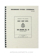 1919A4 Field Service Manual, Reprint of Original, Paperback *NEW*