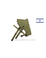 Israeli Flare Gun Holster, Green / Khaki Canvas, *Very Good* 