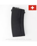 Swiss Stgw 57 Magazine, 24rd, 7.5x55, Aluminum, Type 1, Repainted *Very Good*