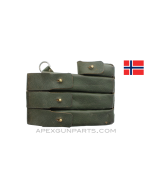 MP 38 / 40 Magazine Pouch, Green Leather, Left Side, *Very Good* 