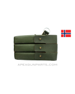 MP 38/ 40 Magazine Pouch, Green Leather, Right Side, *Very Good* 