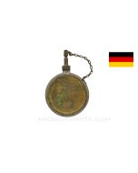 German MG-13 / MG-15 / MG-34 / MG-42 Round Brass Oil Bottle *Good*
