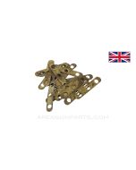 Vickers Cloth Belt Repair Strips, Brass, Short, Pack of 20 *Good*