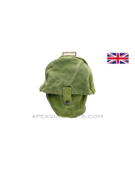 1914 Lewis Gun Magazine Pouch, WWII, OD Green Canvas, South African Made, *Very Good*