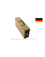 German MG Ammo Can, WWII, Repainted, *Good*, Sold *As Is* 