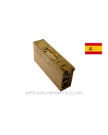 Spanish MG-42 Ammo Can, Green w/Carry Handle, 8X57 Mauser, *Good*