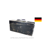 German MG Ammo Can, WWII, Lightweight Aluminum, *Fair* 