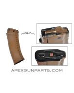 Bulgarian AK74 30rd Magazine, Polymer, Brown, 5.45x39
