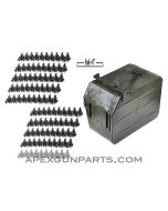 DShK 12.7mm Ammunition Can w/100 Rd Belt Set