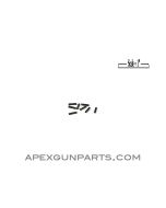 Enfield #4 Backsight Elevation Screw Retaining Pin