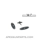 Finnish Mosin Nagant Sling Swivel Escutcheons W/Screws