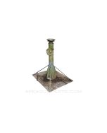 DShK Pedestal Mount w/Base, Crank Adjustable Height, Communist-Bloc Design, Green Paint *Good* 