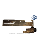 Browning M2 .50 Cal. Left Hand Side Plate and Trunnion, FN Belgium, *Good to Very Good* 