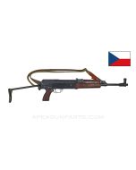 Czech VZ-58 Display Gun, Non-Functional / Solid Metal Receiver and Folding Stock, Original Barrel, Grey *Very Good* 