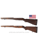 M14 Stock, 33.5", Wood, Refinished Brown, USGI, *Good* 