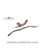 AK Bayonet Leather Hanger W/Strap, Used, Yugoslavian