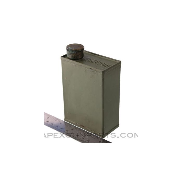 Yugoslavian M53 Oil Can, Steel, Green, *Good*