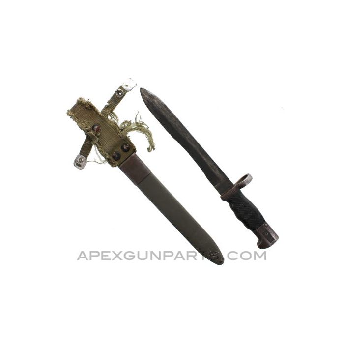 CETME Model C, FR7, FR8 Bayonet and Scabbard, *Fair* 