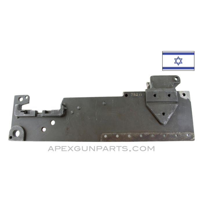 Browning 1919 Left Hand Side Plate (LHSP) w/Top Plate, Pawl Bracket & Rear Sight Base, 7.62 NATO *Good* 